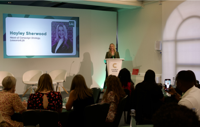 Hayley Sherwood, Head of Campaign Strategy, Lessons4Life